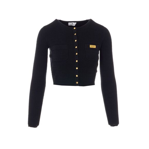 Elisabetta Franchi Women Micro Braid Knitted Cardigan